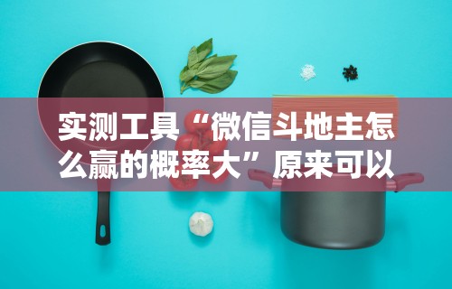 实测工具“微信斗地主怎么赢的概率大	”原来可以开挂