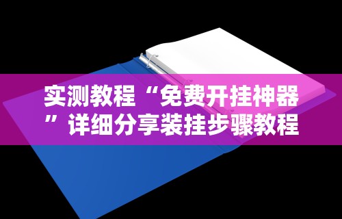 实测教程“免费开挂神器”详细分享装挂步骤教程