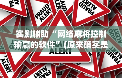 实测辅助“网络麻将控制输赢的软件	”(原来确实是有挂)