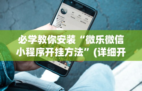 必学教你安装“微乐微信小程序开挂方法”(详细开挂教程)