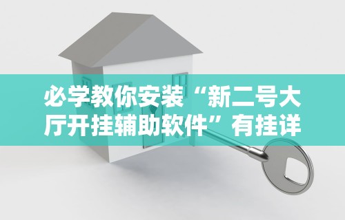必学教你安装“新二号大厅开挂辅助软件”有挂详细开挂教程