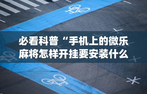 必看科普“手机上的微乐麻将怎样开挂要安装什么	”(太坑了果然有挂)