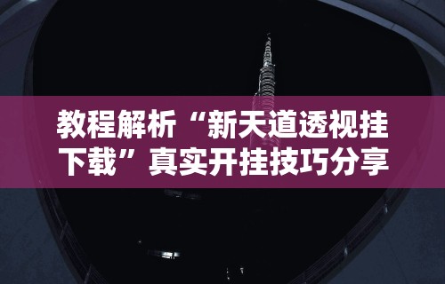 教程解析“新天道透视挂下载”真实开挂技巧分享