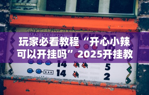 玩家必看教程“开心小辣可以开挂吗	”2025开挂教程步骤