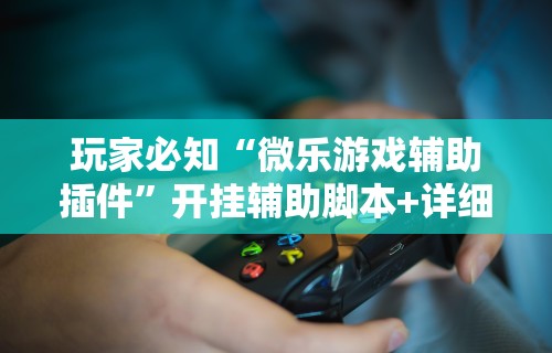 玩家必知“微乐游戏辅助插件	”开挂辅助脚本+详细开挂安装教程