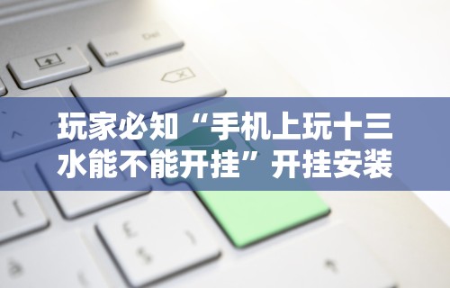 玩家必知“手机上玩十三水能不能开挂”开挂安装教程