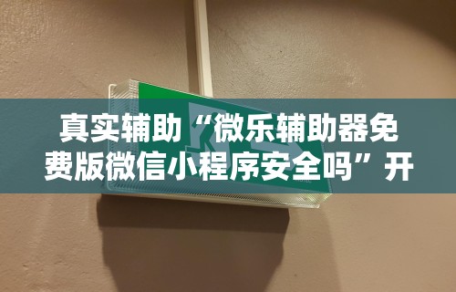 真实辅助“微乐辅助器免费版微信小程序安全吗	”开挂科技辅助神器手机