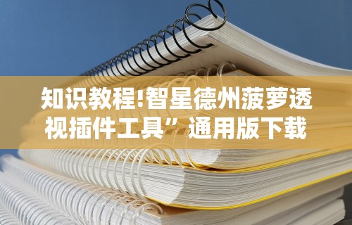知识教程!智星德州菠萝透视插件工具”通用版下载教程