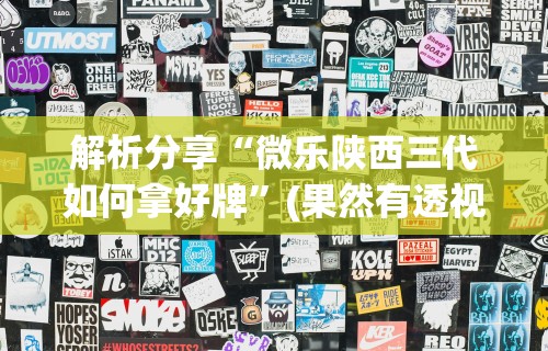 解析分享“微乐陕西三代如何拿好牌”(果然有透视挂)