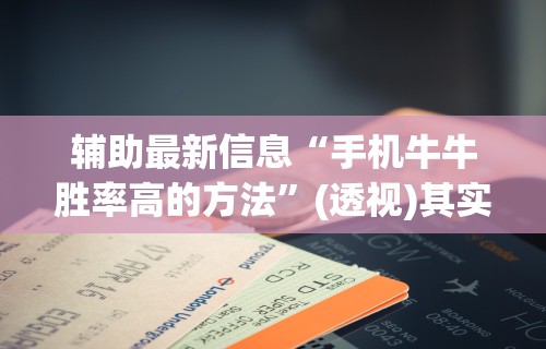 [教程经验]“兴动麻将输赢规律”详细开挂安装教程
