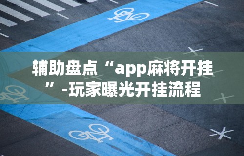 辅助盘点“app麻将开挂”-玩家曝光开挂流程