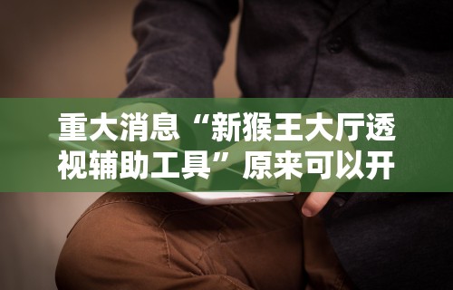 重大消息“新猴王大厅透视辅助工具”原来可以开挂