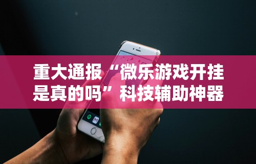 重大通报“微乐游戏开挂是真的吗”科技辅助神器手机版教程