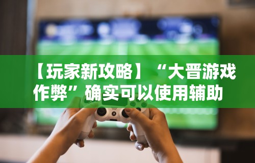 【玩家新攻略】“大晋游戏作弊”确实可以使用辅助