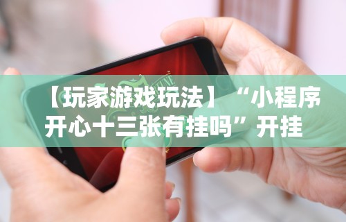 【玩家游戏玩法】“小程序开心十三张有挂吗”开挂安装教程
