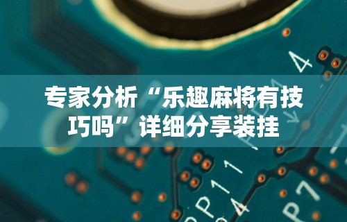 【玩家必看】“微乐徐州麻将万能开挂器”开挂辅助脚本+详细开挂安装教程