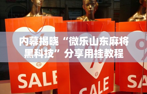 内幕揭晓“微乐山东麻将黑科技”分享用挂教程