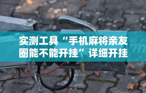 实测工具“手机麻将亲友圈能不能开挂”详细开挂教程