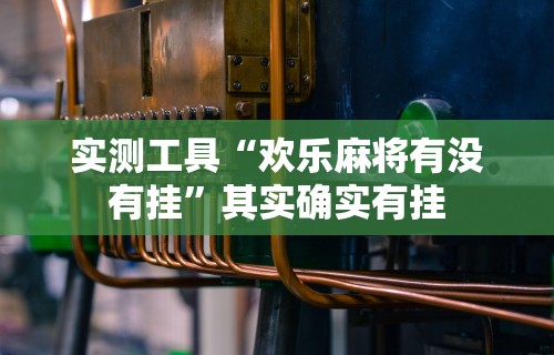 实测工具“欢乐麻将有没有挂	”其实确实有挂