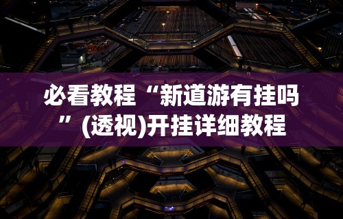 必看教程“新道游有挂吗”(透视)开挂详细教程