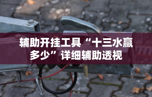 辅助开挂工具“十三水赢多少”详细辅助透视