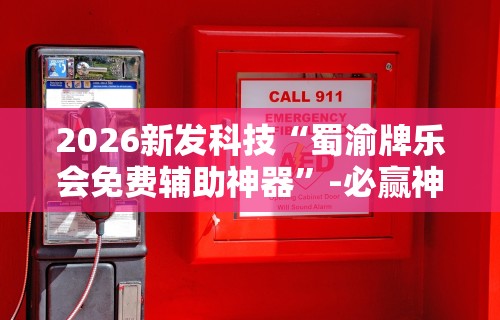 2026新发科技“蜀渝牌乐会免费辅助神器”-必赢神器安装