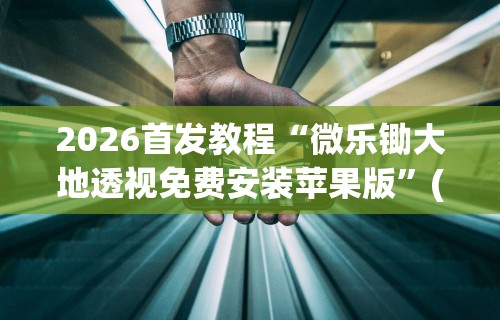 2026首发教程“微乐锄大地透视免费安装苹果版”(详细透视教程)-