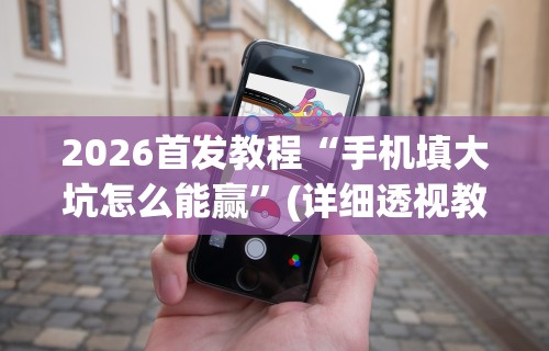 2026首发教程“手机填大坑怎么能赢	”(详细透视教程)-