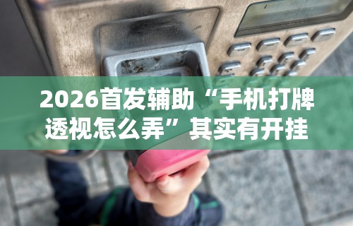 3分钟教程“微乐郑州麻将万能开挂器	”原来可以开挂