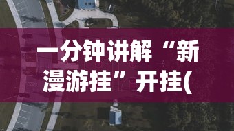 一分钟讲解“新漫游挂	”开挂(透视)辅助神器