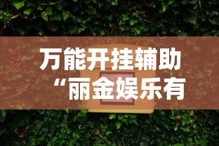 万能开挂辅助“丽金娱乐有挂吗”真实开挂技巧分享