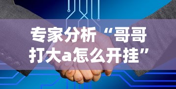 专家分析“哥哥打大a怎么开挂”-原来有挂